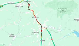 Stoją w 6-kilometrowym korku. Spore utrudnienia na Zakopiance