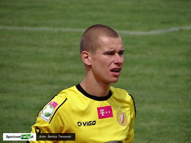 Jakub Kowalski od kilku tygodni trenuje z Widzewem