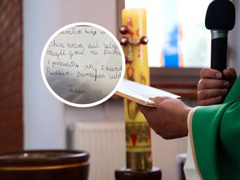 Chłopiec zostawił list w parafii. Przekazał pieniądze z komunii