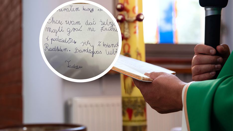 Chłopiec postanowił podzielić się pieniędzmi z komunii