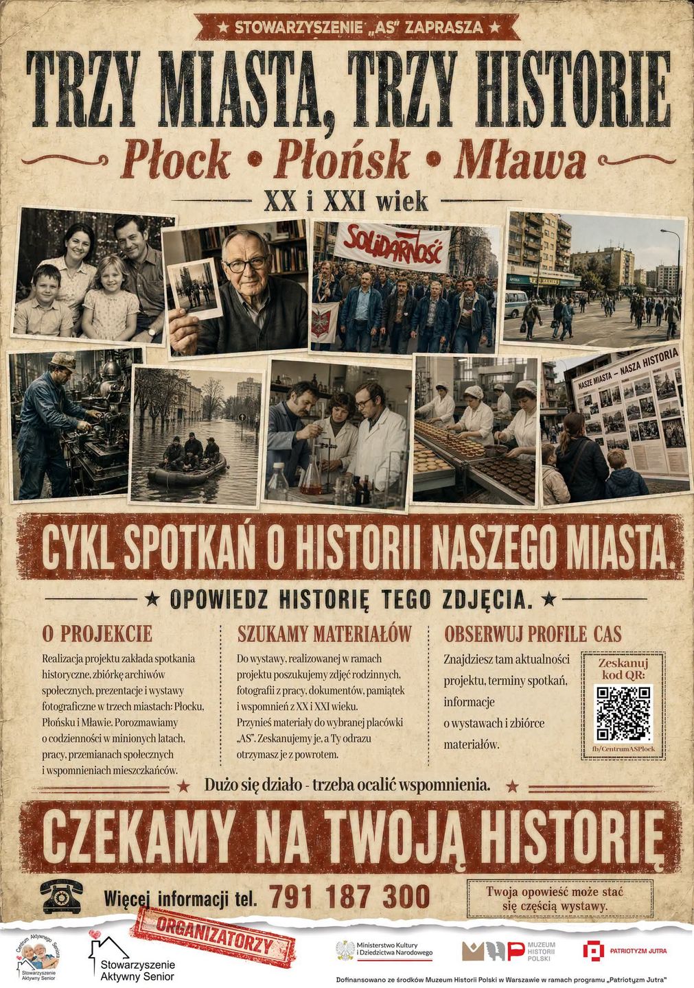 "Trzy miasta, trzy historie" 