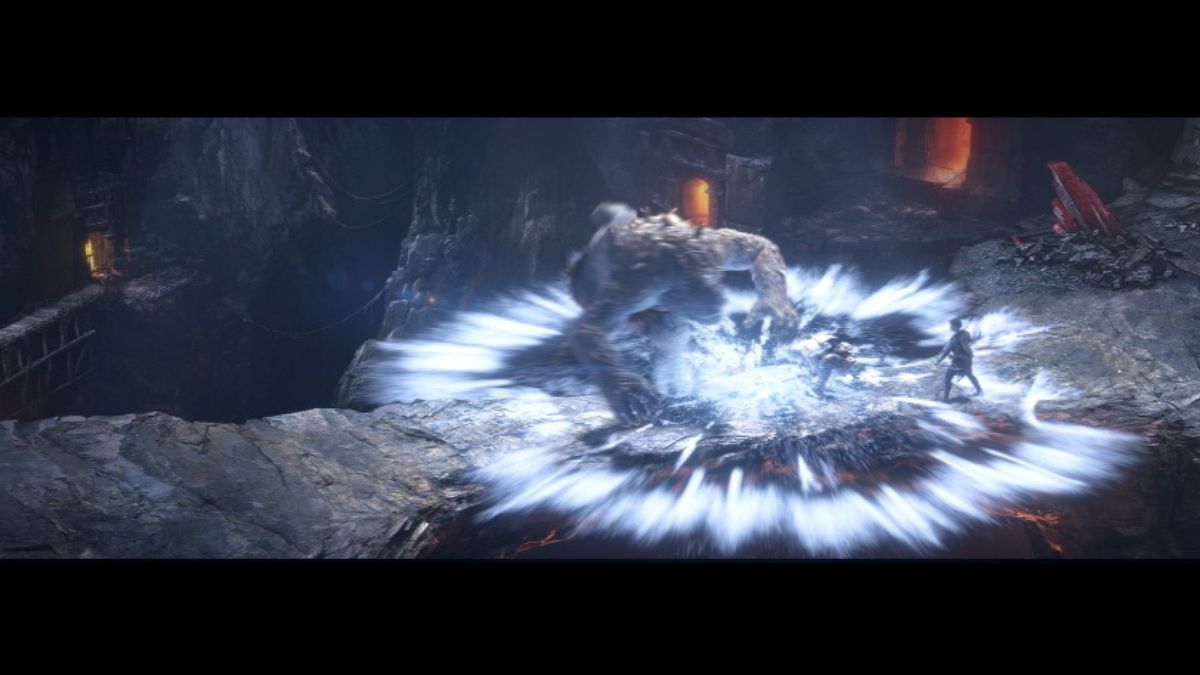 Fragment przygotowanego przez Platige Image widowiska God of War w przerwie meczu NBA między Golden State Warriors i San Antonio Spurs przypomina scenę z Wiedźmina.