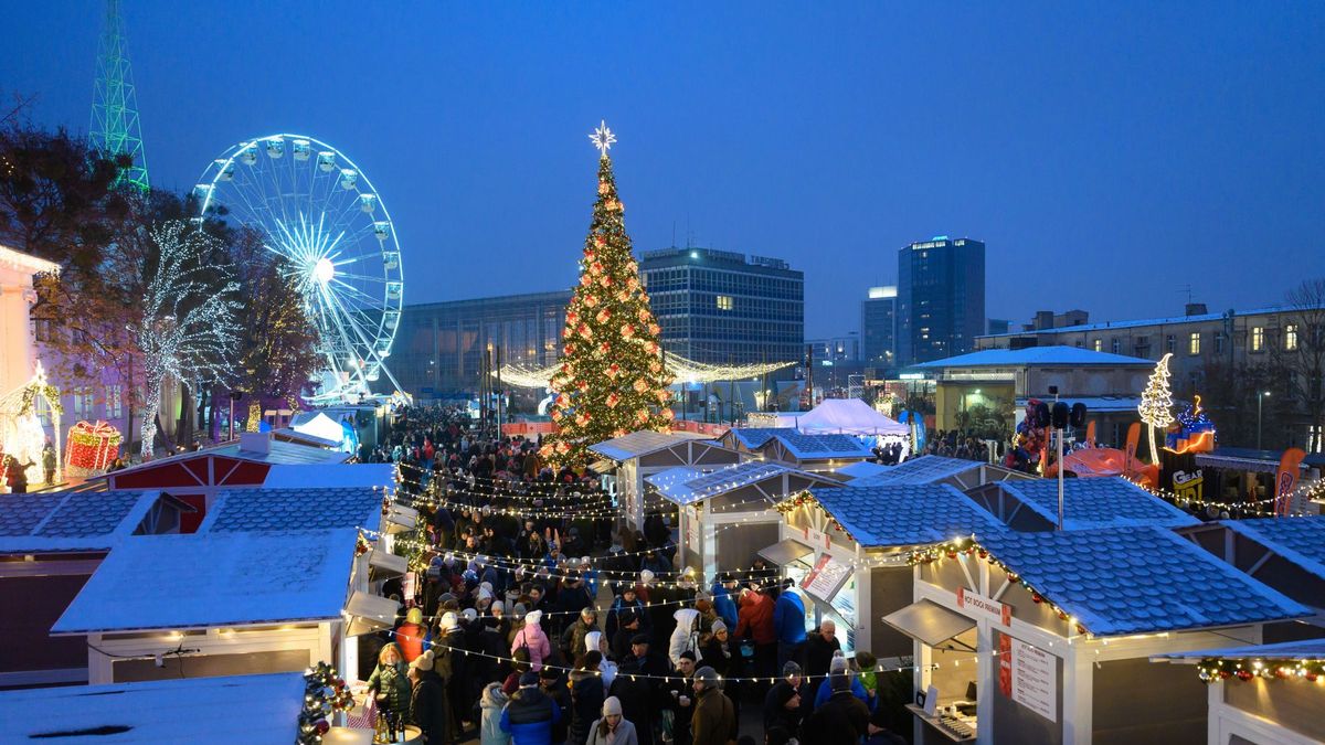 Na zdjęciu: jarmark bożonarodzeniowy