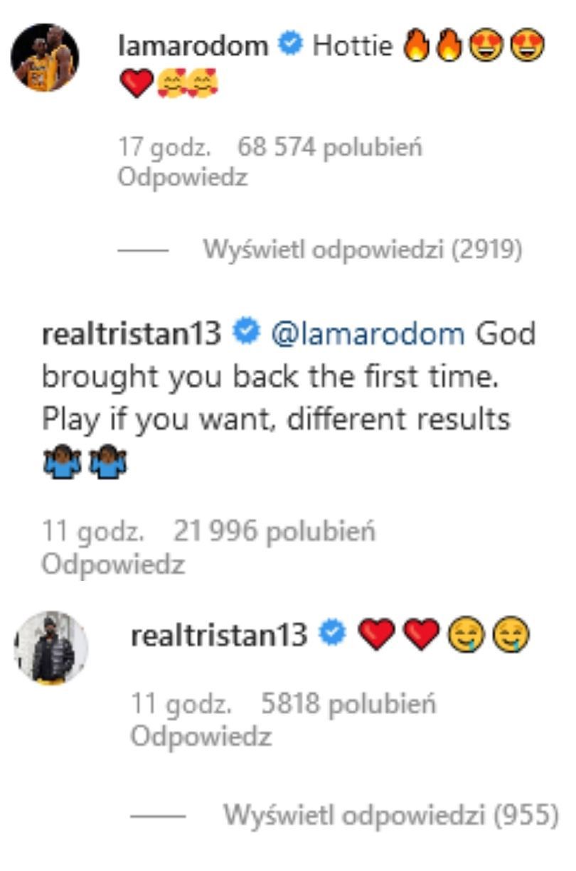 Tristan Thompson atakuje byłego męża Khloe Kardashian, Lamara Odoma