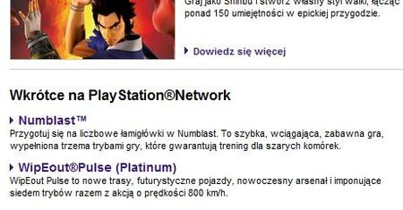 WipEout Pulse oraz Numblast już niedługo na PS Store