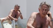 Roman Polański na tarasie w Cannes "gra nogą" (ZDJĘCIA)