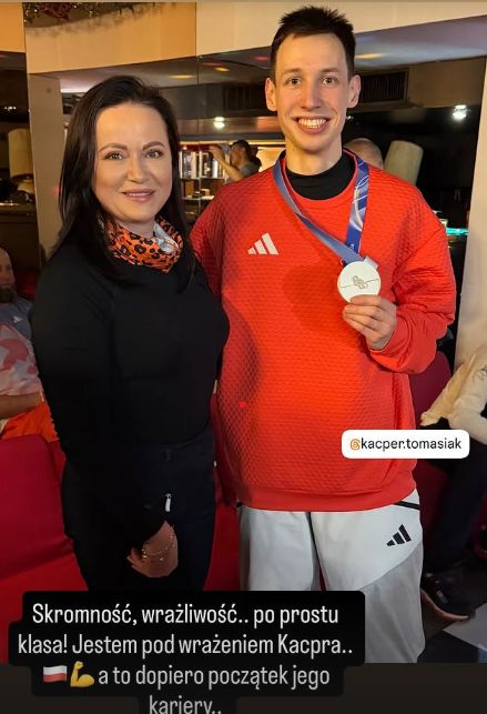Izabela Małysz i Kacper Tomasiak 