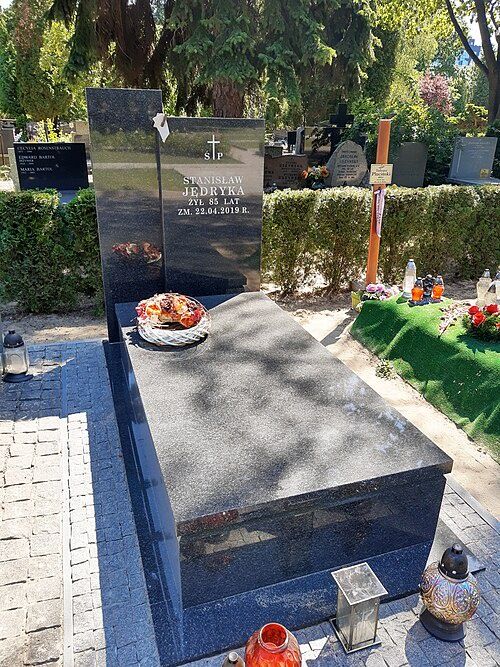 Grób Stanisława Jędryki na Powązkach Wojskowych