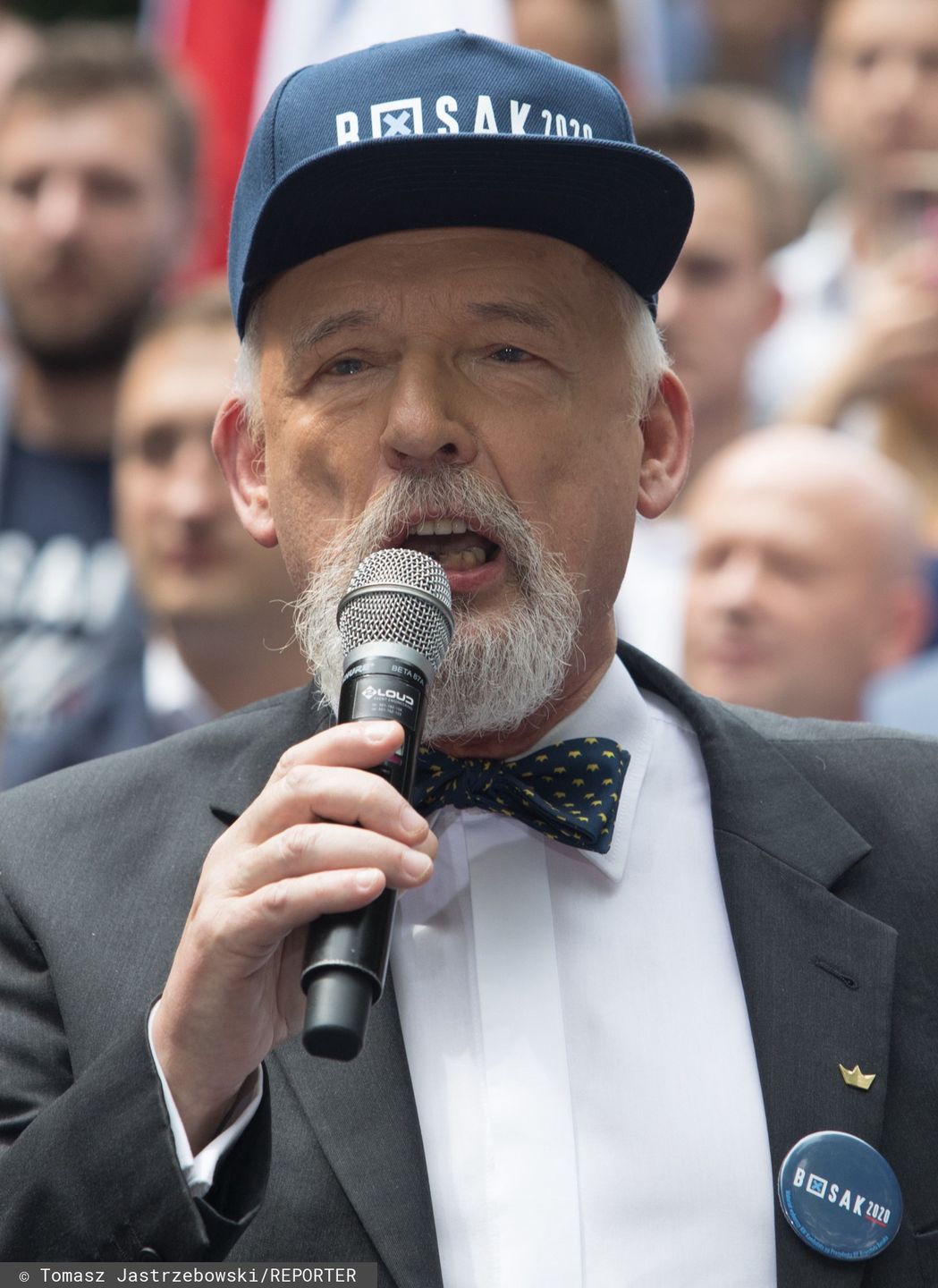Janusz Korwin-Mikke wspierał kampanię Krzysztofa Bosaka