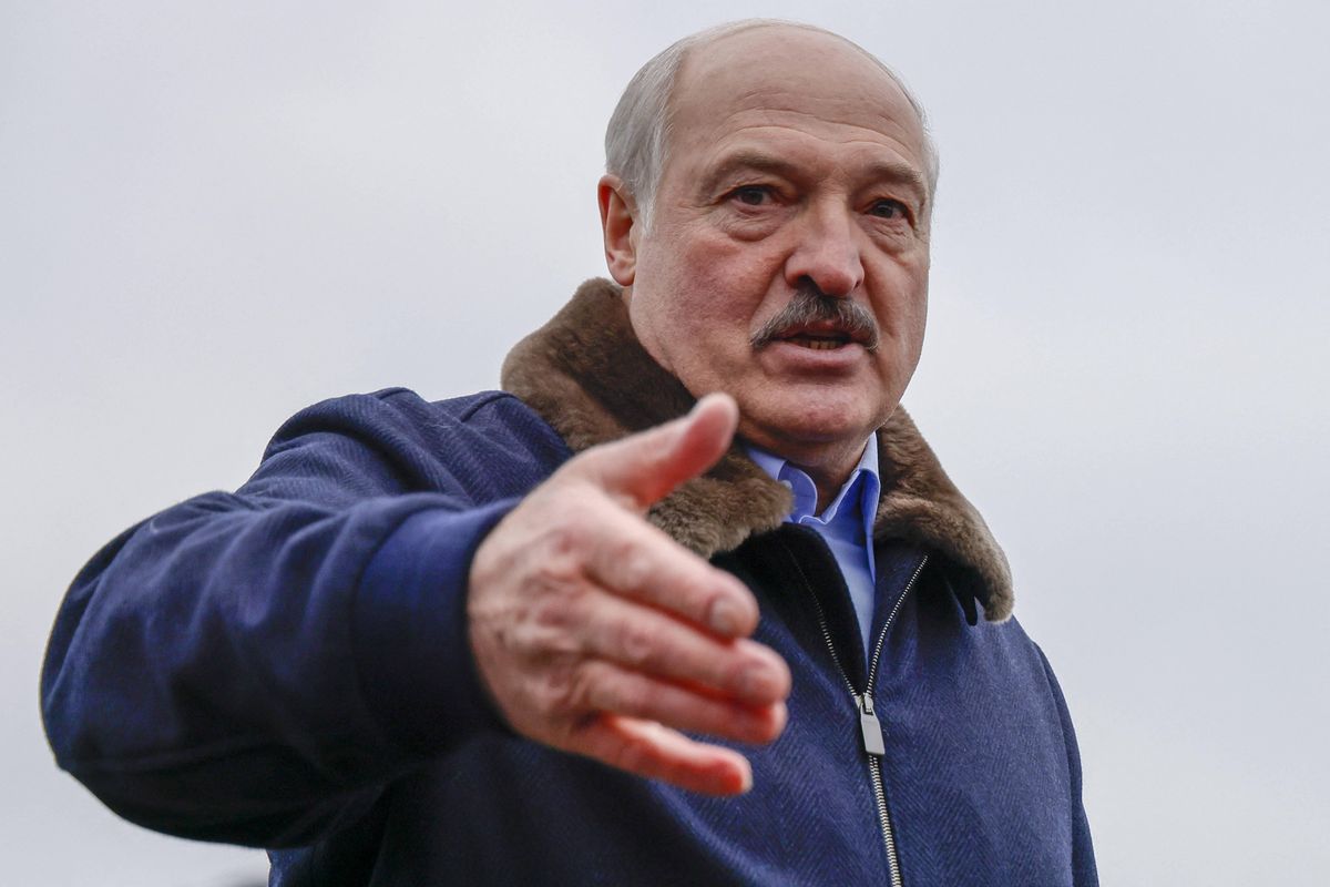 Białoruski dyktator Aleksander Łukaszenko