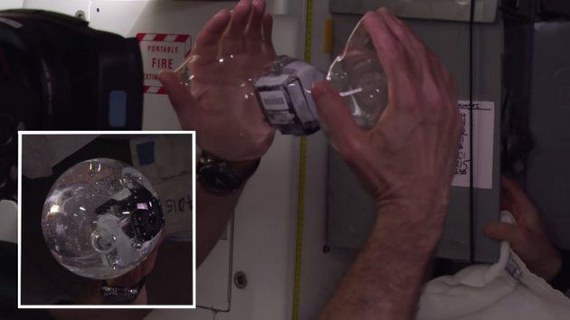 ISS GoPro bańka
