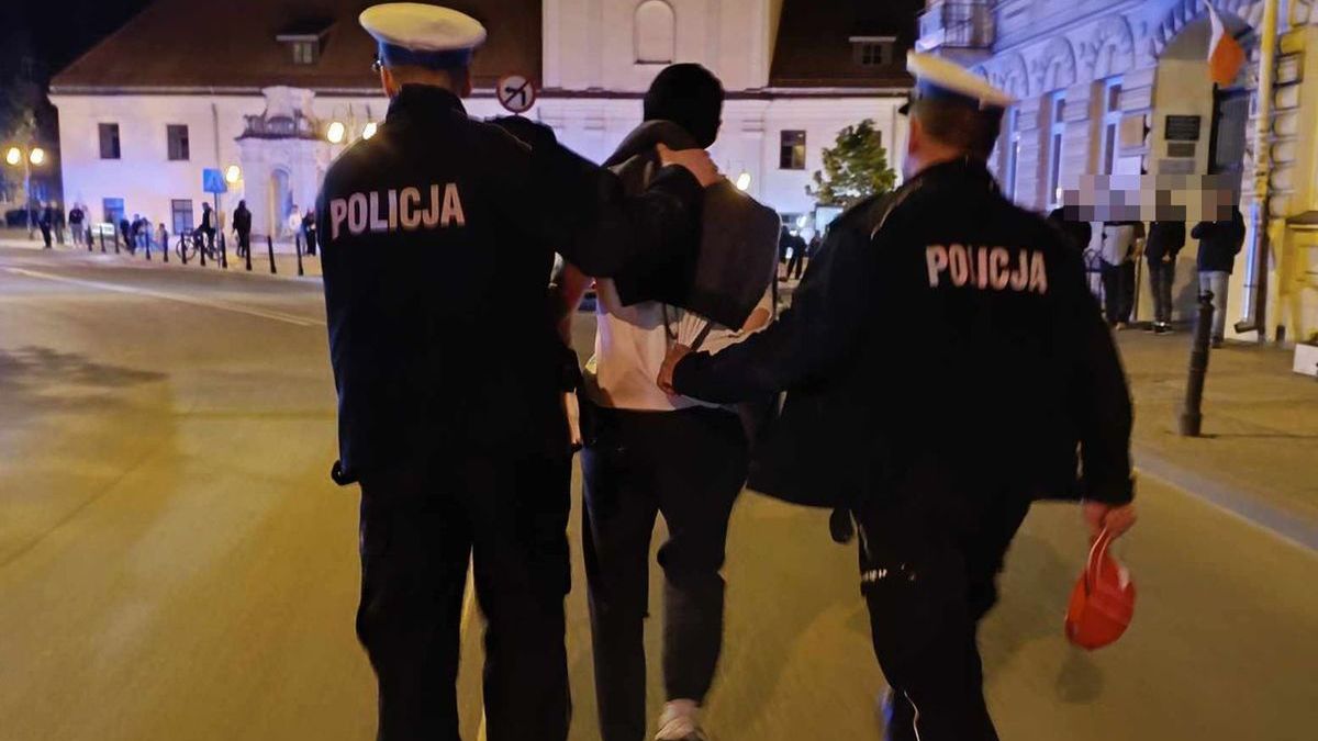 35-latek szybko trafił w ręce policji