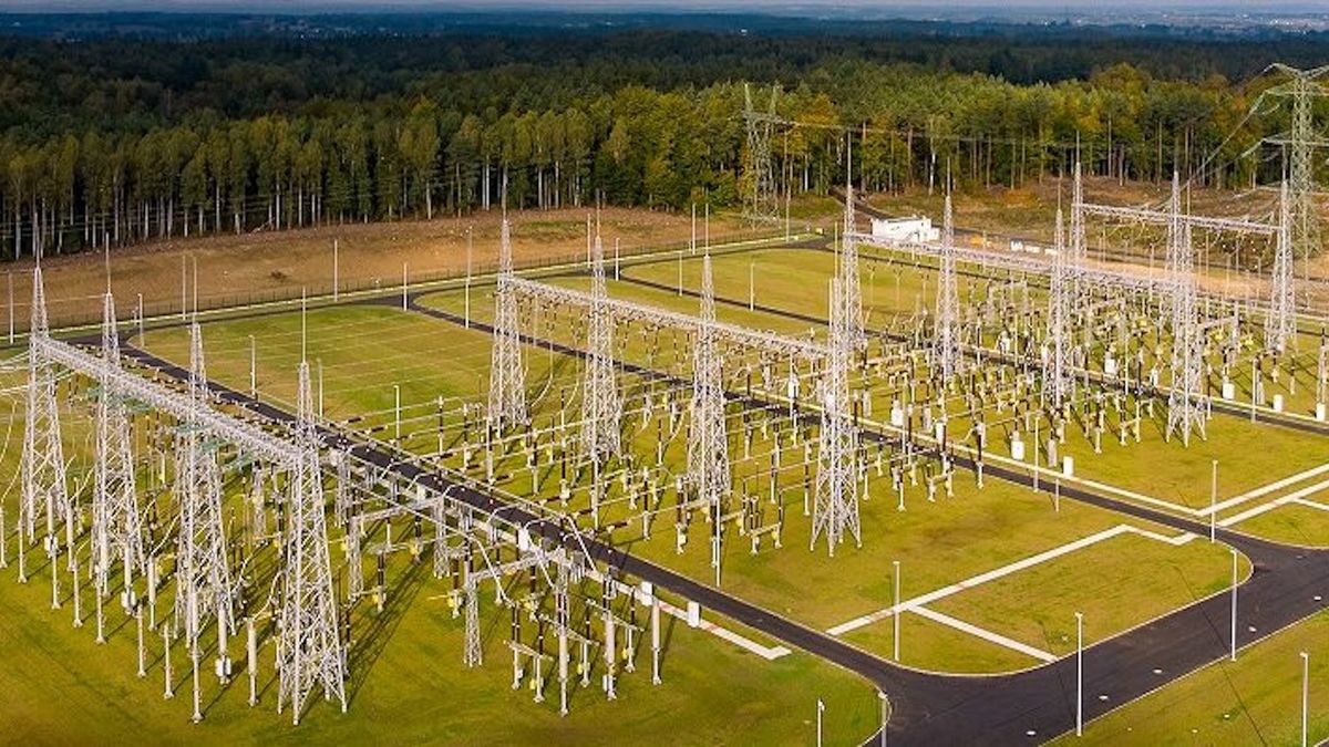 Stacja elektroenergetyczna Słupsk Wierzbięcin, od której zaczyna swój bieg kabel SwePol Link