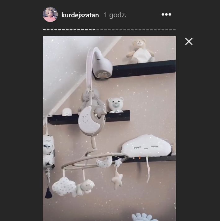 Kadr z Insta Story Barbary Kurdej-Szatan