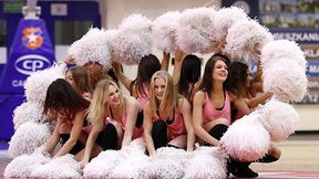 Cheerleaderki podczas meczu Wisła Can-Pack Kraków - Ślęza Wrocław