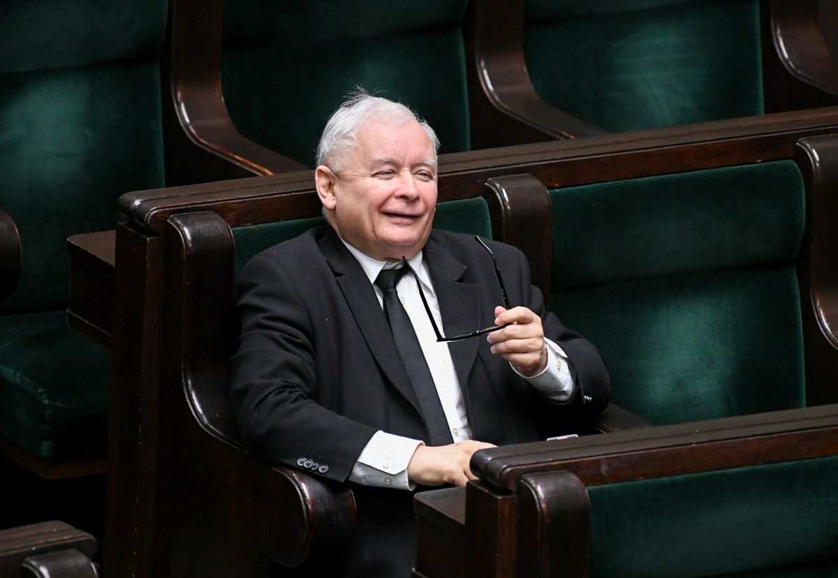Jarosław Kaczyński (Fot. JACEK DOMINSKI/REPORTER)