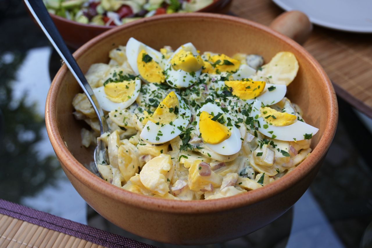 Egg and potato salad