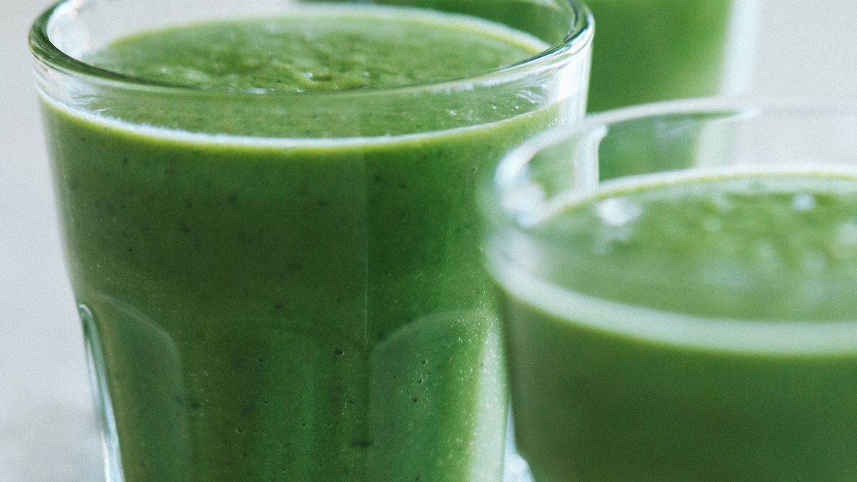 Zielony koktajl to mieszanka trzech składników, które pozytywnie wpłyną na zdrowie
