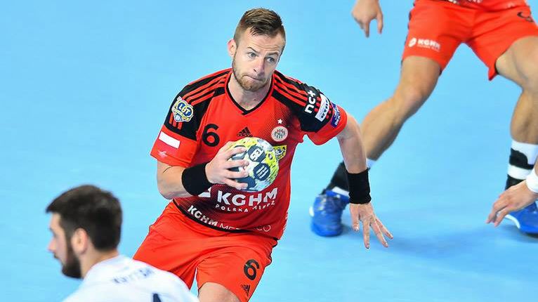 Materiały prasowe / MKS Zagłębie Lubin / Paweł Andrachiewicz / Na zdjęciu: Dawid Przysiek