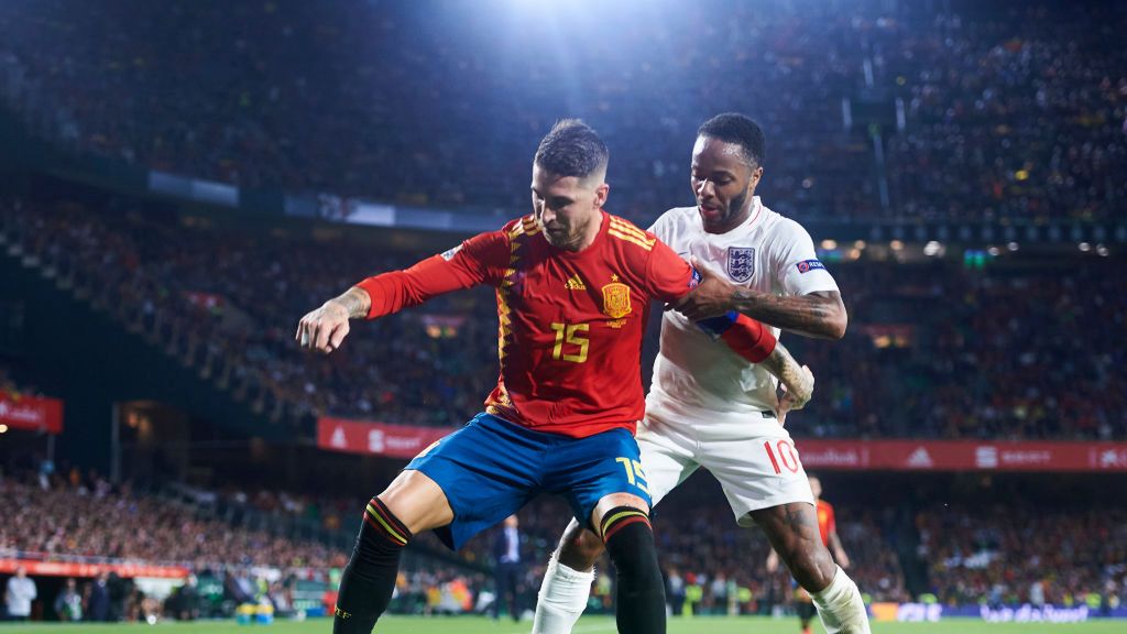 Sergio Ramos (nr 15), Raheem Sterling