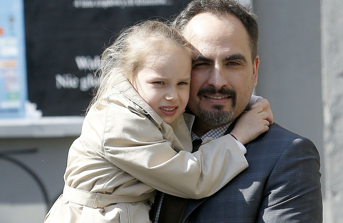 Agustin Egurrola z córką Carmen w 2014 r.