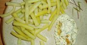 Fasola szparagowa gotowana z dodatkiem soli
