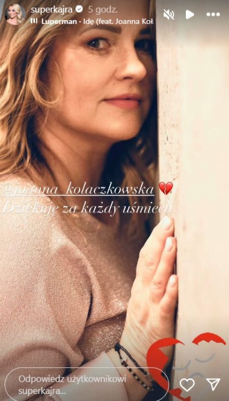 Kajra żegna Joannę Kołaczkowską