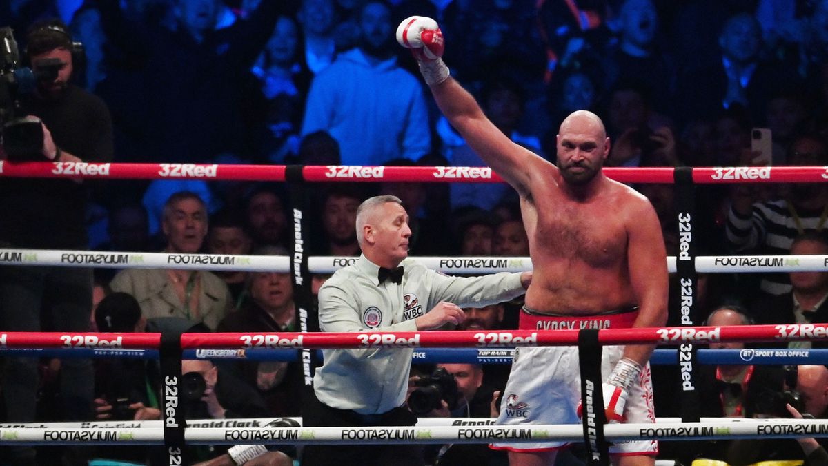 Zdjęcie okładkowe artykułu: PAP/EPA / Andy Rain / Na zdjęciu: Tyson Fury