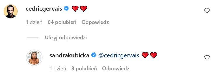 Były narzeczony Sandry Kubickiej komentuje jej zdjęcie z Baronem