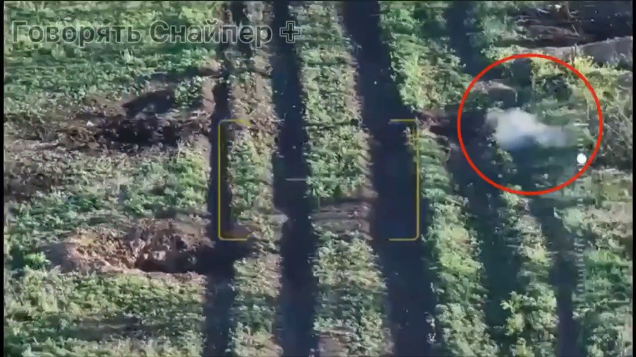 A new use for drones. Ukrainian resourcefulness on the front line knows no bounds.