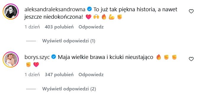 Gwiazdy gratulują Mai CHwalińskiej 