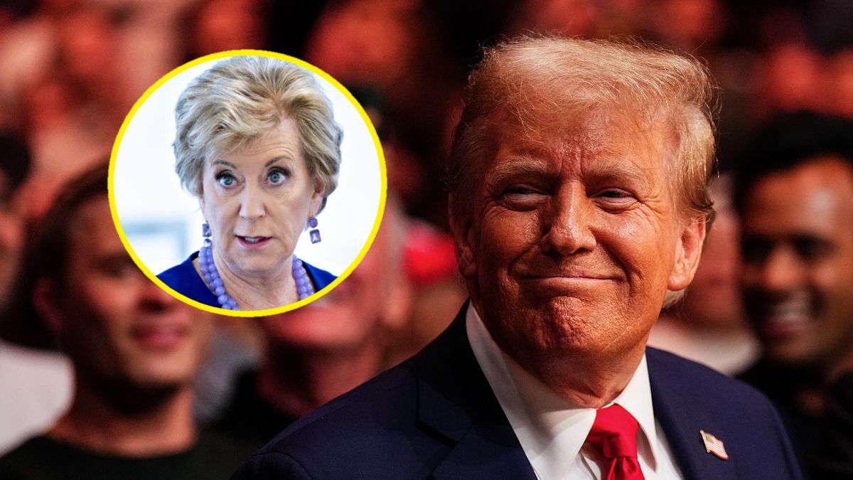 Getty Images / Na zdjęciu: Donald Trump / Linda McMahon