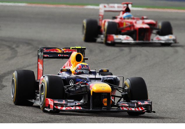 Mark Webber zmuszony będzie w Chinach przebijać się z końca stawki