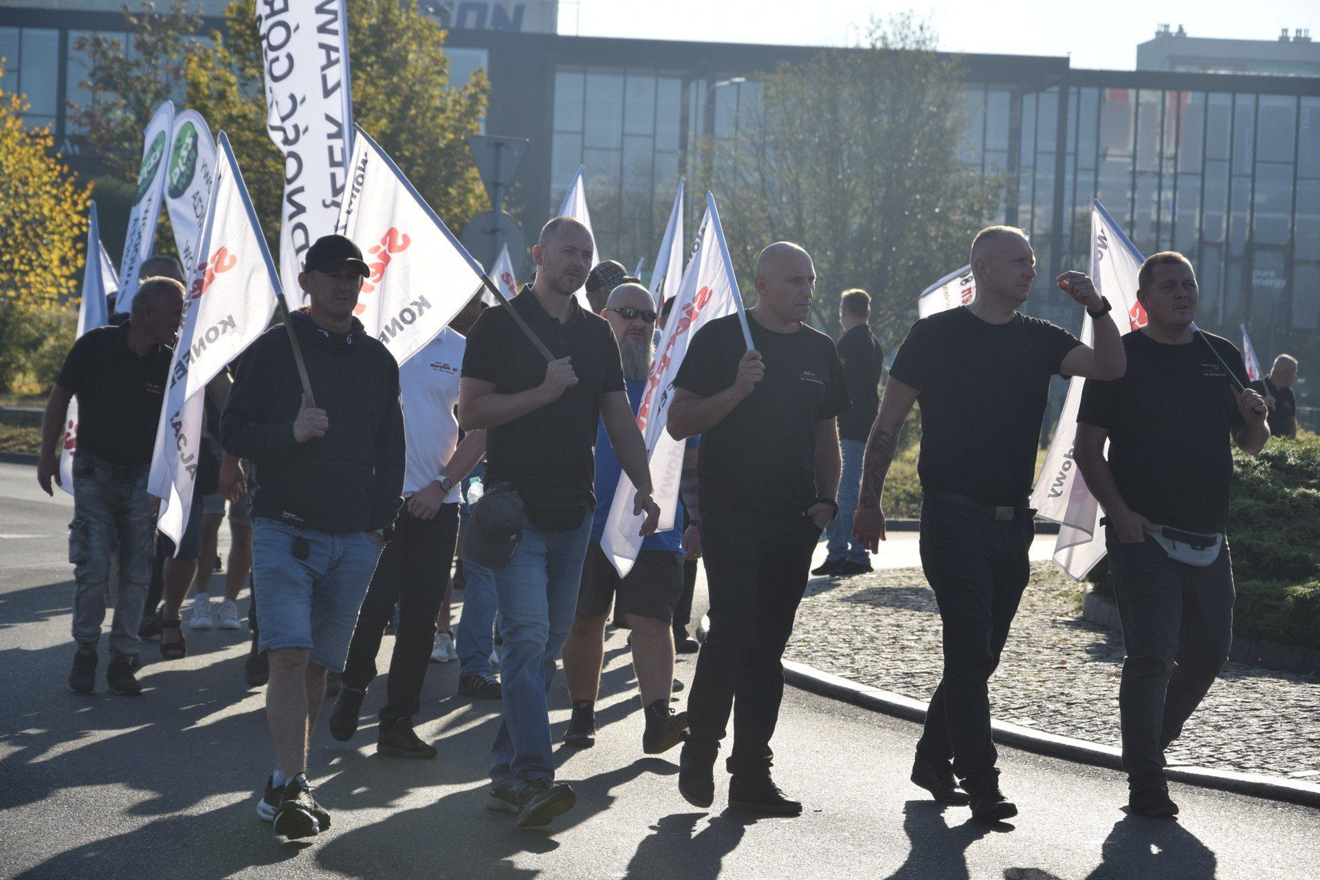 Protest WZZ &#34;Sierpień 80&#34; w Jastrzębiu