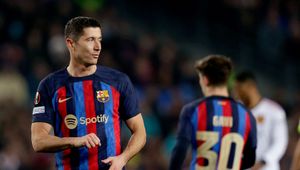 Angielskie media po meczu Barcelona - MU: "Lewandowski wyłączony z gry"