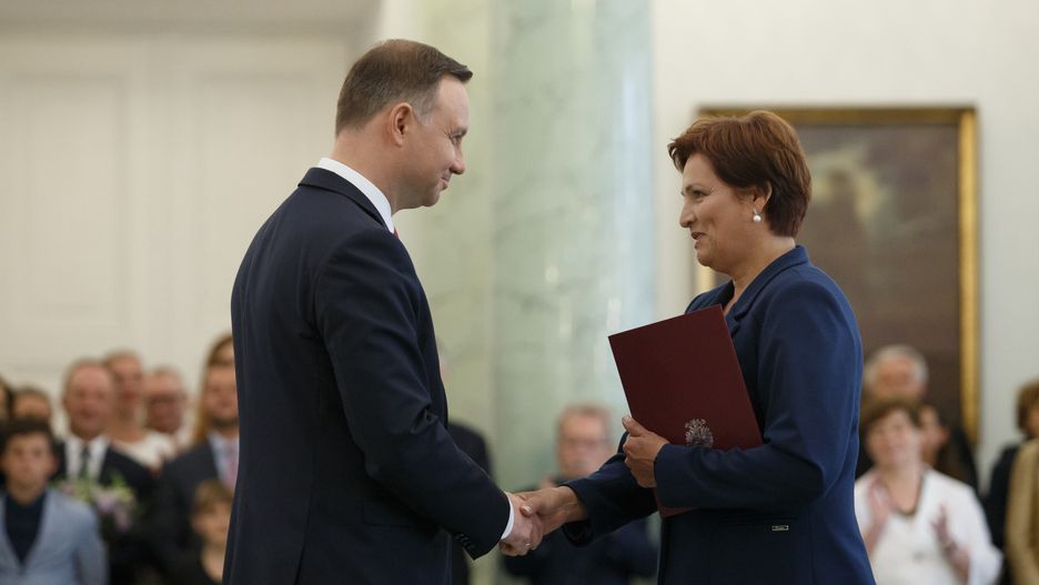 Halina Szymańska kierowała Kancelarią Prezydenta przez 3 lata