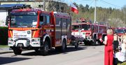 Wielki przejazd wozów strażackich przez Kaszuby. Pokonali 120 km na 120-lecie OSP Szemud
