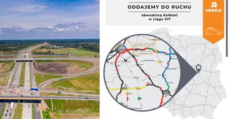 Nowe drogi w Polsce. Obwodnica Kołbieli już przejezdna