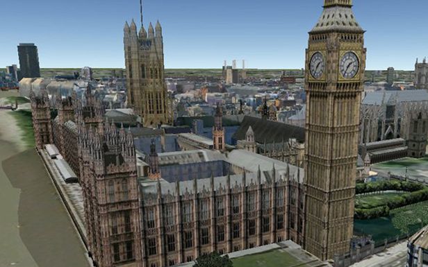 Westminster (Fot. Google Earth)