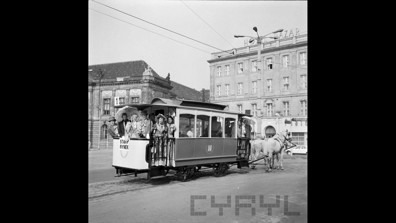 Poznańska komunikacja miejska na starych zdjęciach