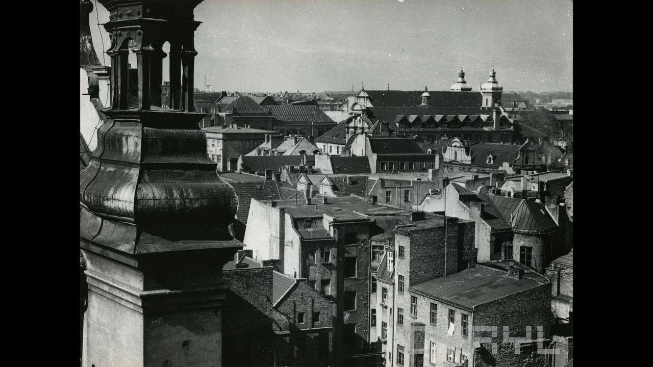 Jak sto lat temu wyglądał Stary Rynek z lotu ptaka