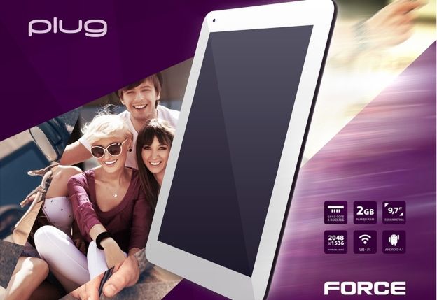 Plug FORCE - nowy tablet z ekranem Retina wkrótce w sklepach