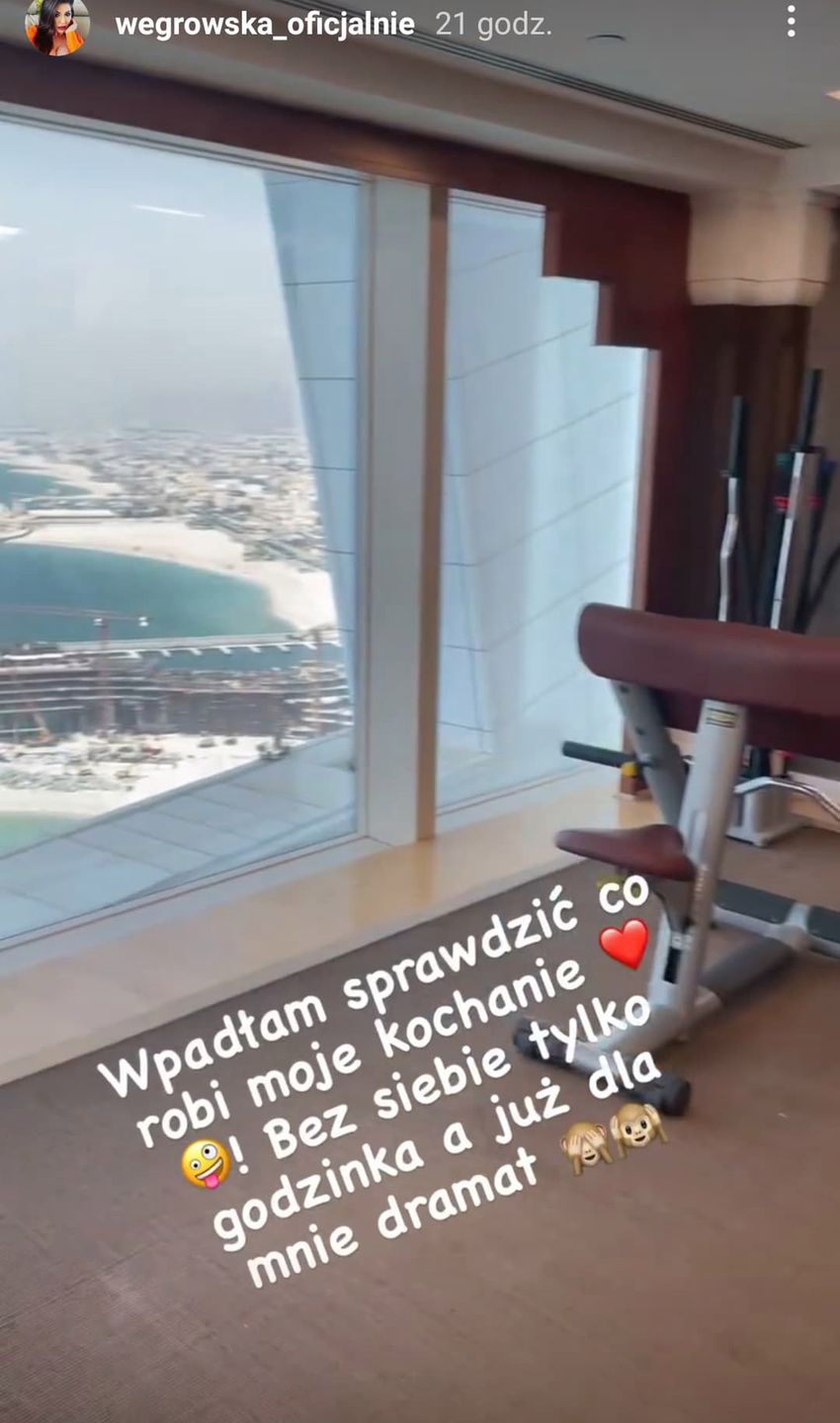 Iwona Węgrowska odpoczywa w Dubaju