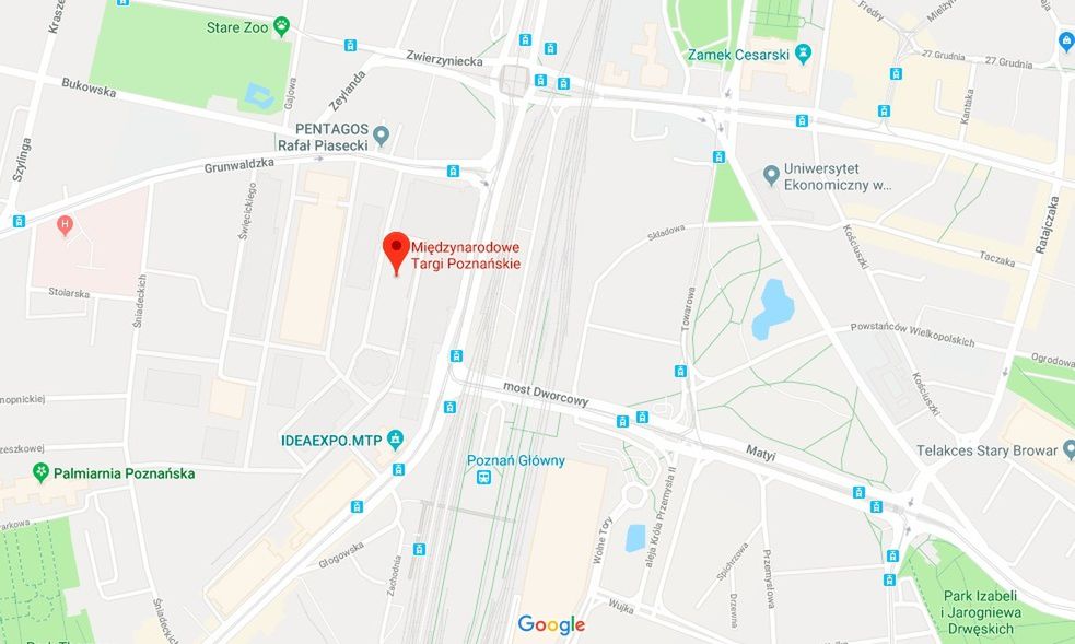 Lokalizacja MTP Poznań