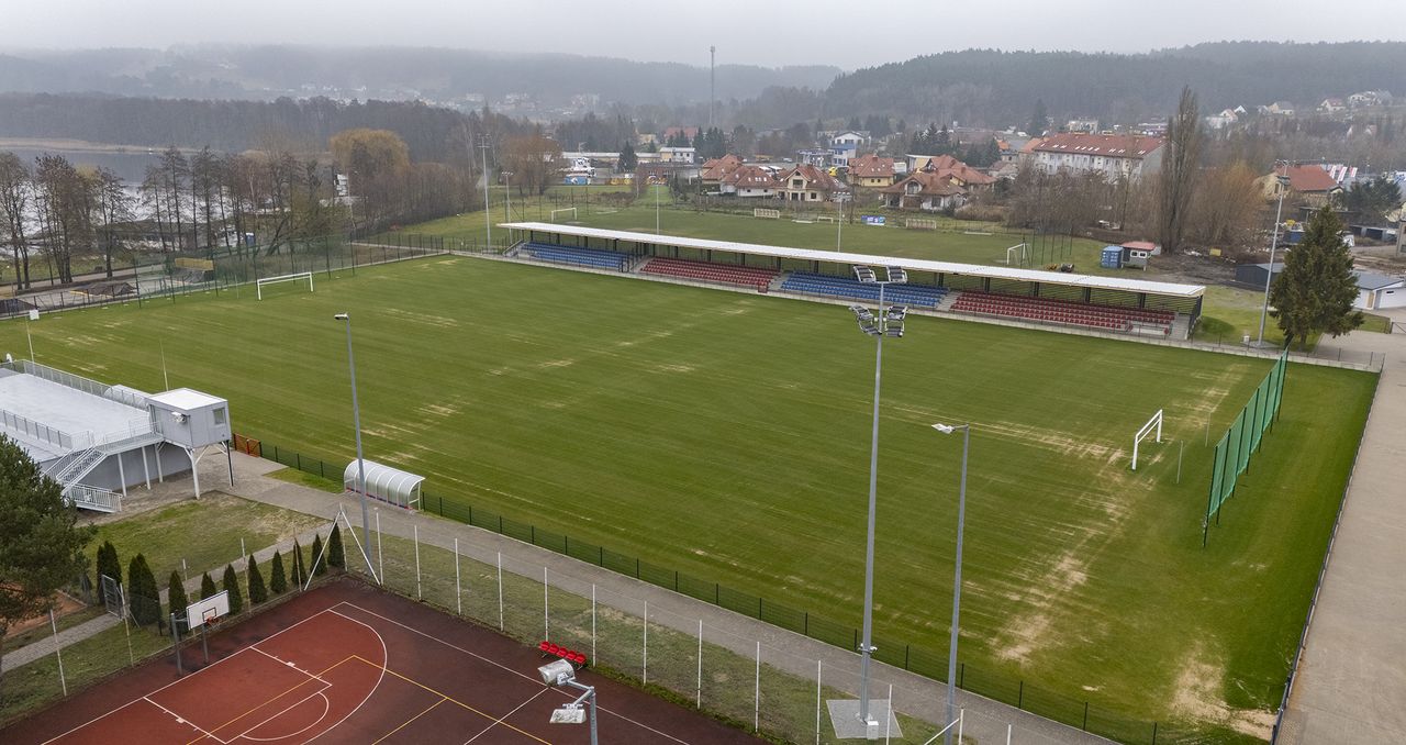 Stadion Miejski w Chodzieży.