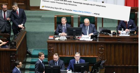 Transmisja bije rekordy. Polacy rzucili się do oglądania Sejmu
