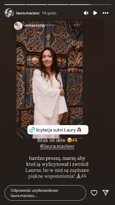 Anita reaguje na gest Laury
