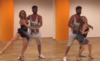 Olga Kalicka i Maserak trenują lambadę do "Tańca z gwiazdami!"
