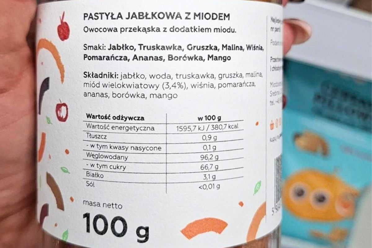 Skład miodogryzków z Pasieki rodziny Sadowskich