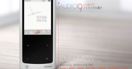 Cowon iAudio 9 - cienki i lekki PMP